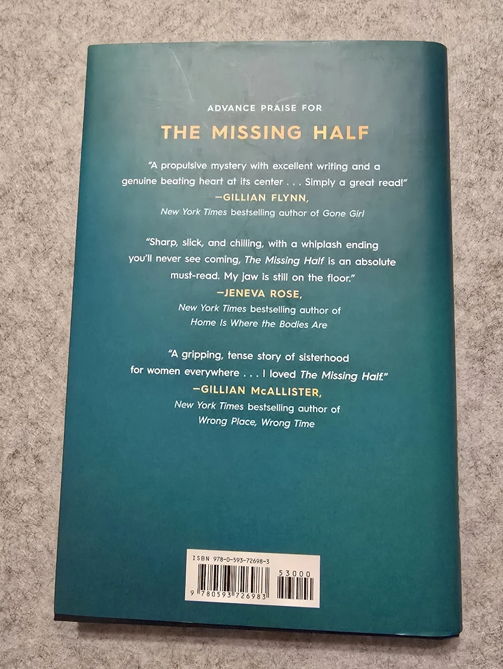 The Missing Half by Ashley Flowers Hardcover